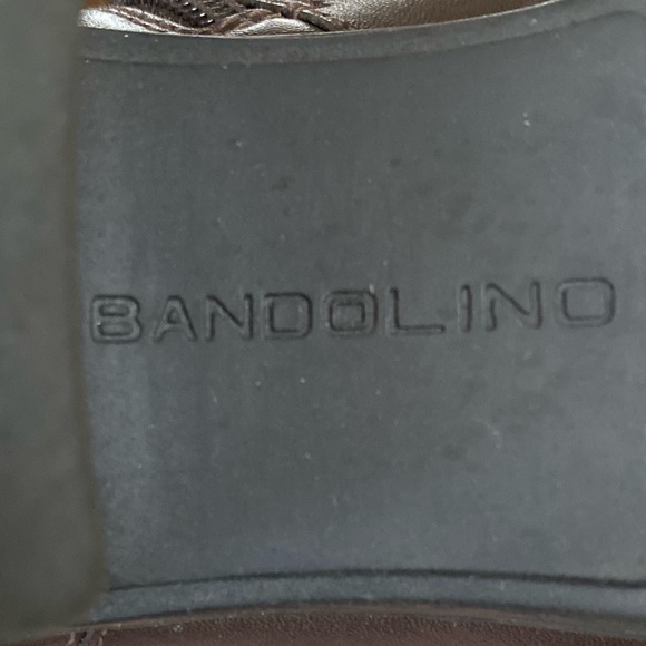 Bandolino Real Leather Almond Toe Knee High Heeled Riding Boots Size 7 1/2 - Picture 2 of 11